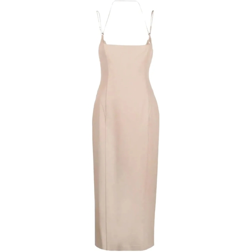 The Attico Midi-Kleider Midi Dress Beige beige