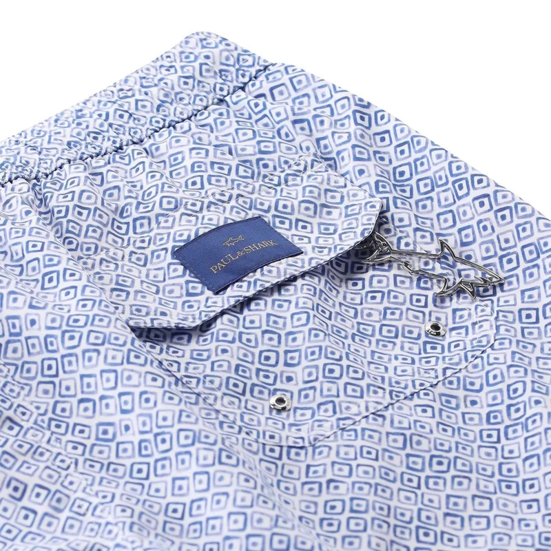 Paul & Shark  Badeshorts mit Muster blau(Image 5)