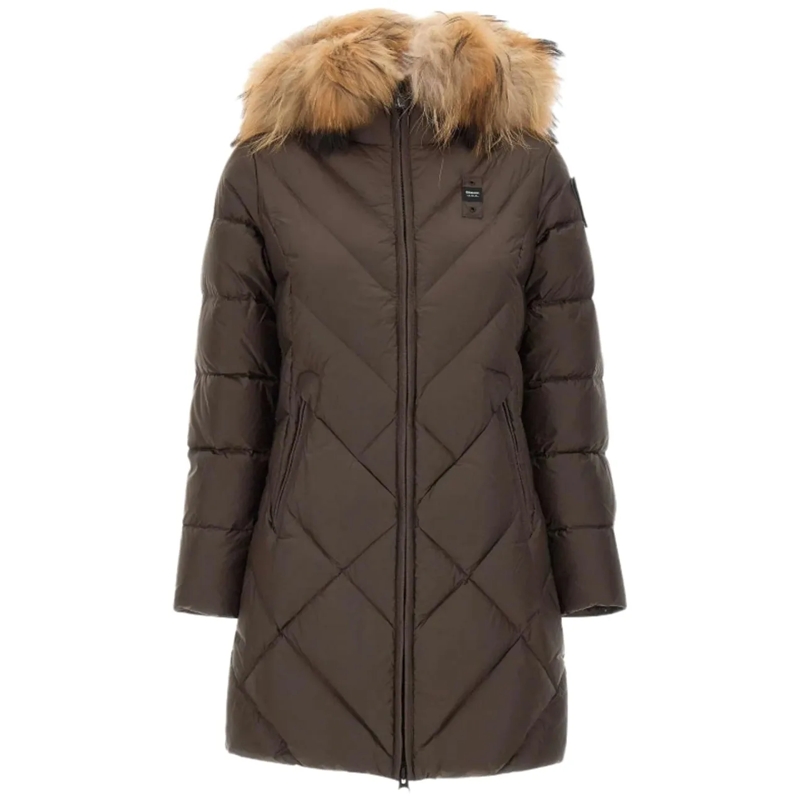 Blauer Manteaux de tanche Coats Castagna braun