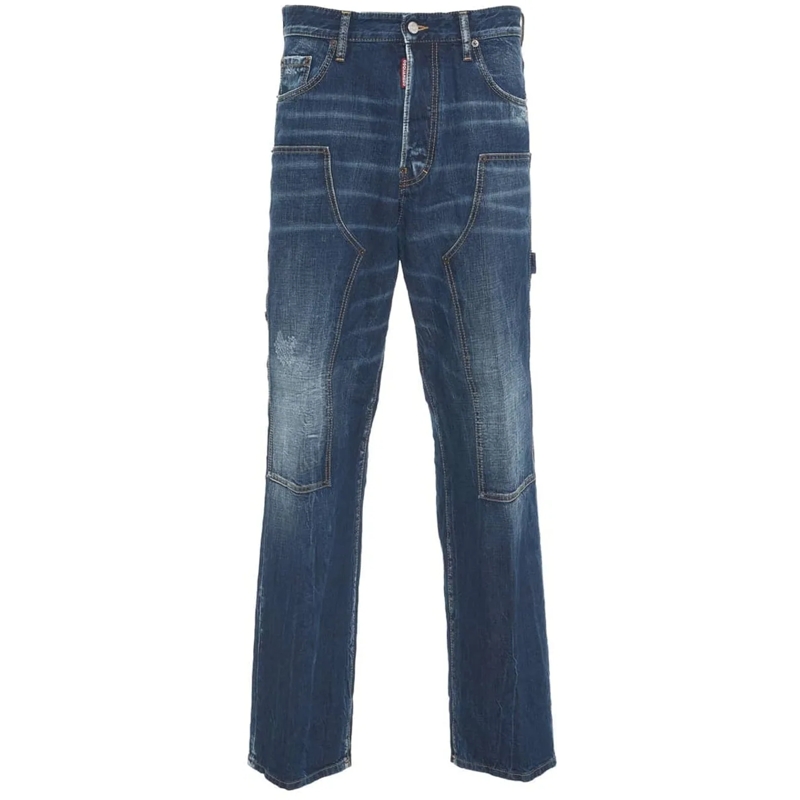 Dsquared2 Jeans mit geradem Bein Jeans Blue blau