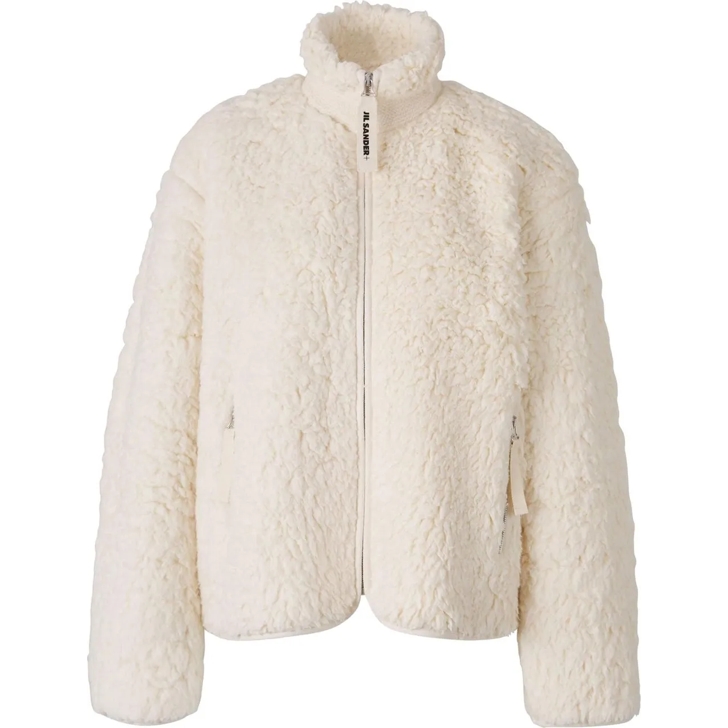 Jil Sander Fleece Eggshell Jacket mehrfarbig Ubergangsjacke
