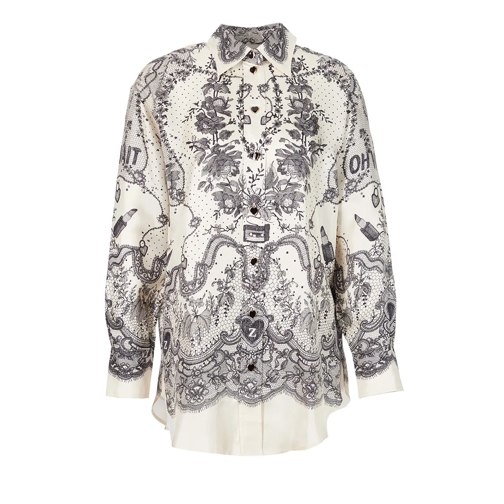 Zimmermann Hemden Crush Relaxe Shirt ivory locket