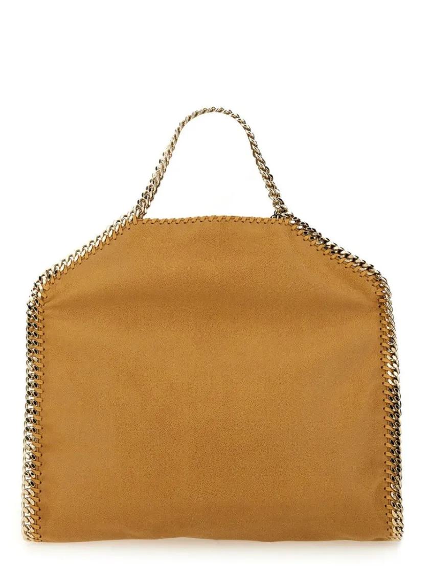 Stella Mccartney Shoppers & Totes Falabella Fold Over Tote Bag in bruin