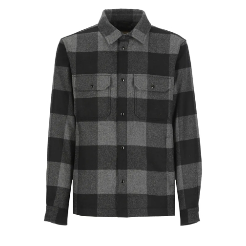 Woolrich Hemden Alaskan Check Overshirt Black