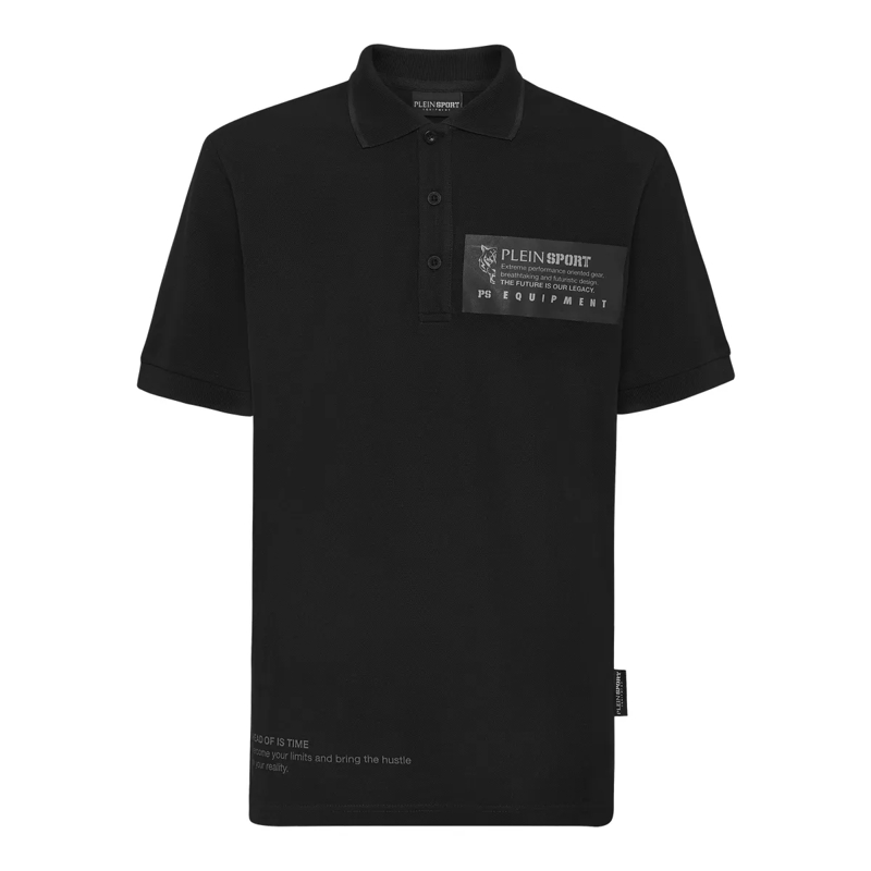 Plein Sport Top Poloshirt schwarz