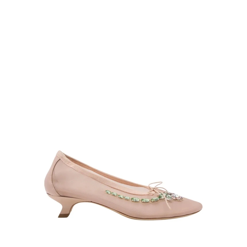 Simone Rocha Escarpins Mesh Ballerina Heel Neutrals