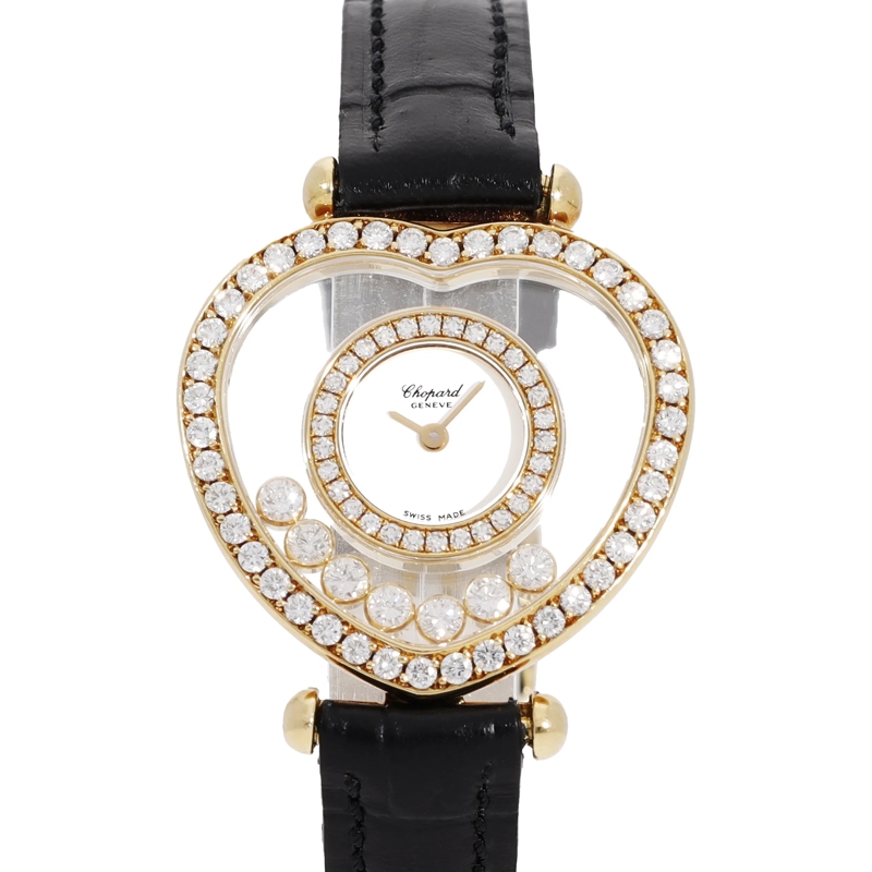Chopard Automatikuhr Happy Diamonds Weiß (Image 2)