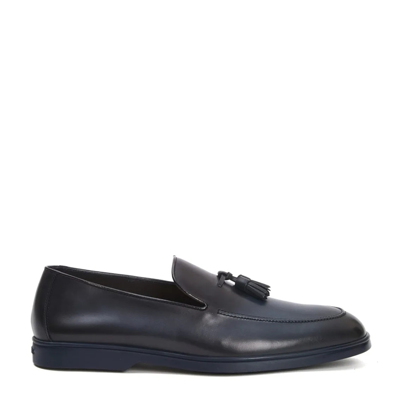 Doucal's Loafer Blue Napopine Moccasin Blue
