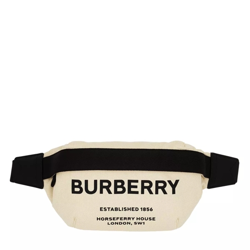 Burberry Sonny Belt Bag Canvas Natural/Black Sac de ceinture