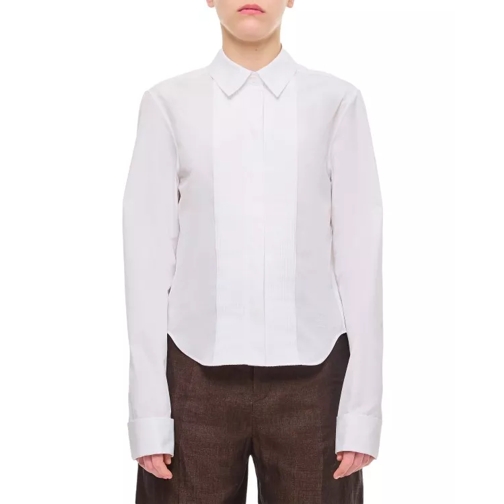 Loewe Pleated Shirt White 