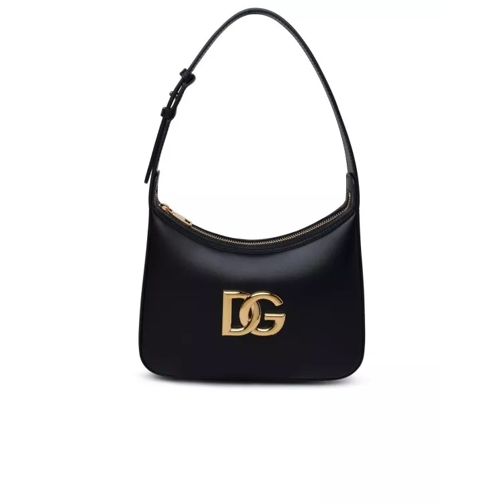 Dolce&Gabbana Black Leather Bag Black Crossbody Bag