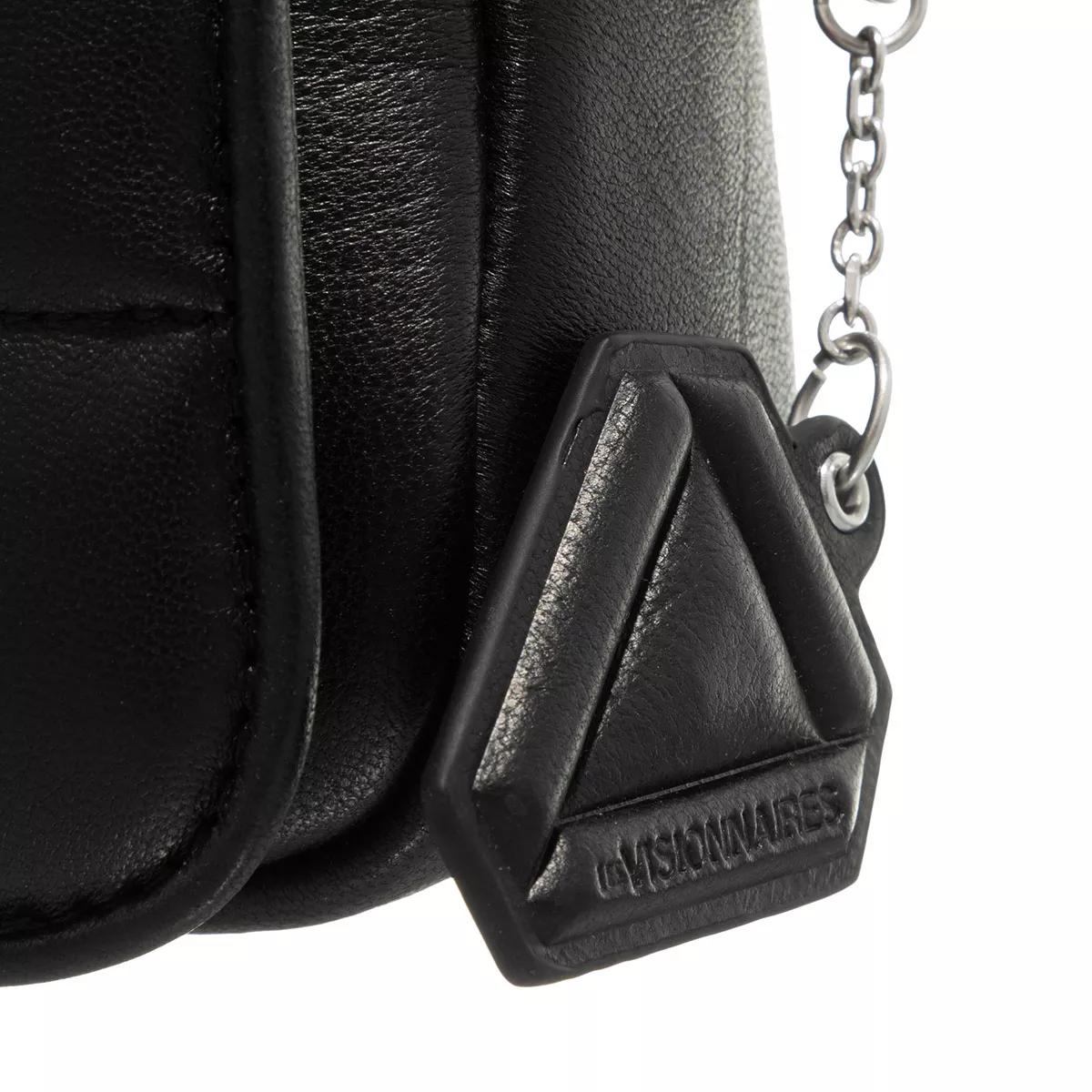 LES VISIONNAIRES Crossbody bags Emily Puffy Leather in zwart