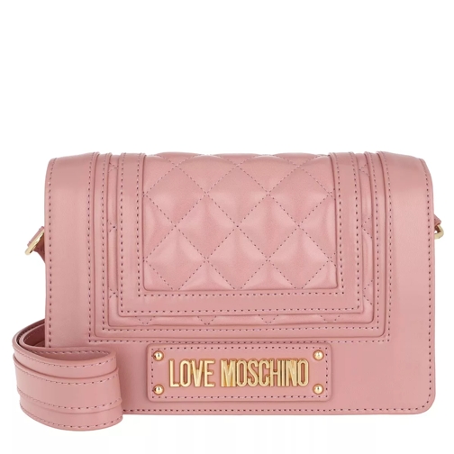 Love Moschino Quilted Nappa Crossbody Bag Rosa Crossbody Bag