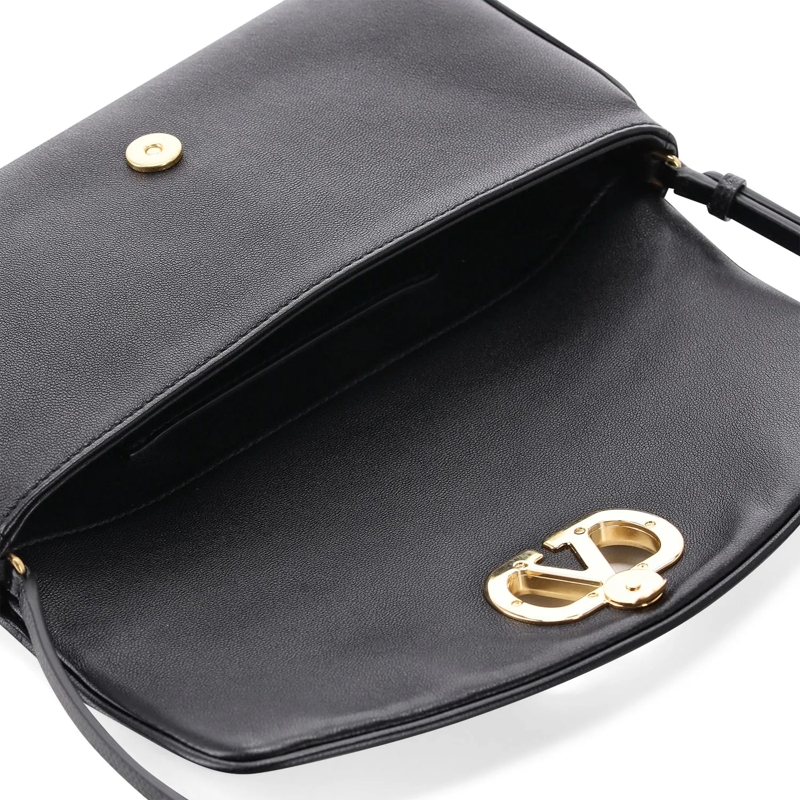 Valentino Garavani Crossbody Bag Schultertasche aus Nappaleder schwarz(Image 4)