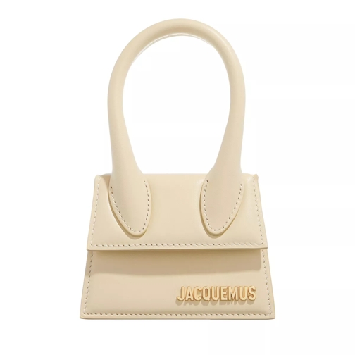 Jacquemus Le Chiquito Top Handle Bag Leather White Mikrotasche