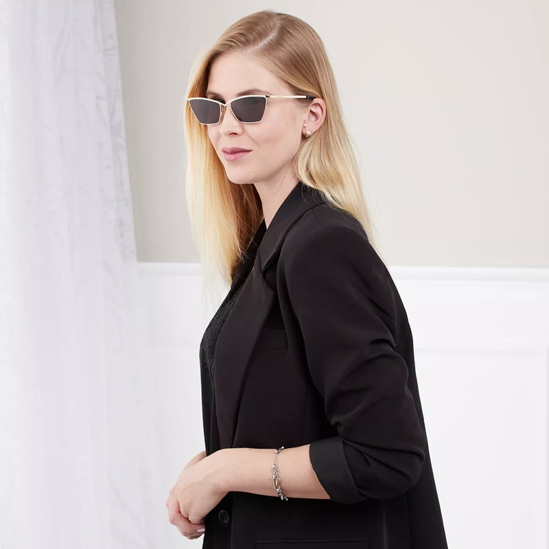 Saint Laurent Sonnenbrille SL 637 GOLD-GOLD-BLACK(Image 2)