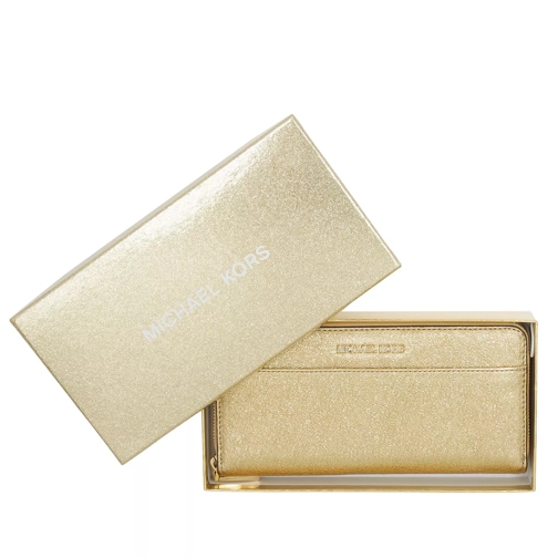 MICHAEL Michael Kors Money Pieces ZA Continental Gold Continental Wallet-plånbok