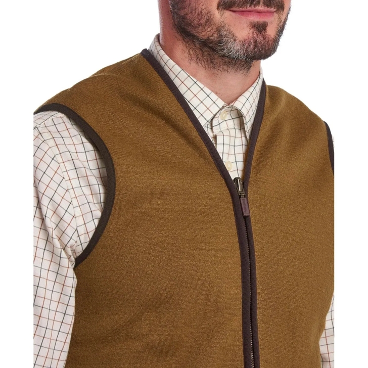 Barbour BARBOUR WARM PILE LINER BRAUNE WESTE mehrfarbig Gilet