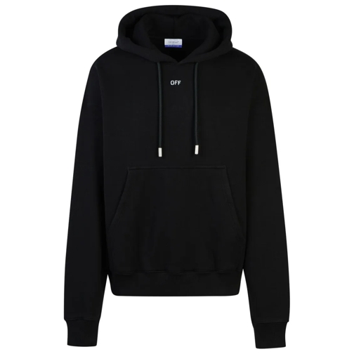 Off-White Hoodie Skate' Black Cotton Sweatshirt Black