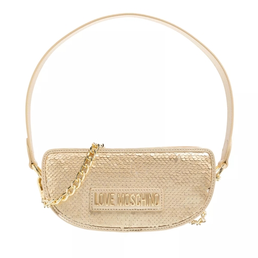 Love Moschino Sparkling Items Gold Shoulder Bag