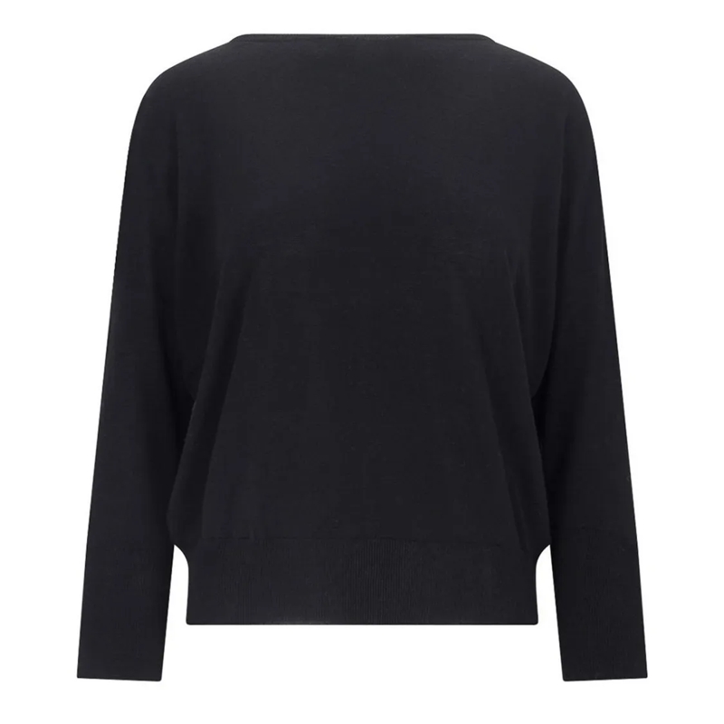 Zanone Pull Black Wool Knitwear Black
