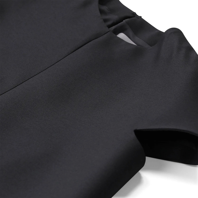 Balenciaga Minikleid Minikleid mit Wolle & Seide schwarz(Image 4)