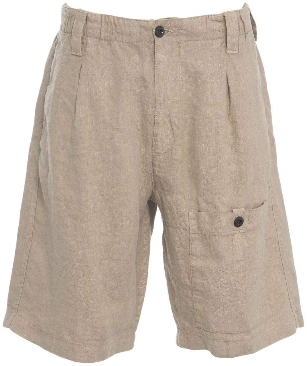 Thumbnail - CP Company - Linen cargo bermuda - Größe IT 46 - beige
