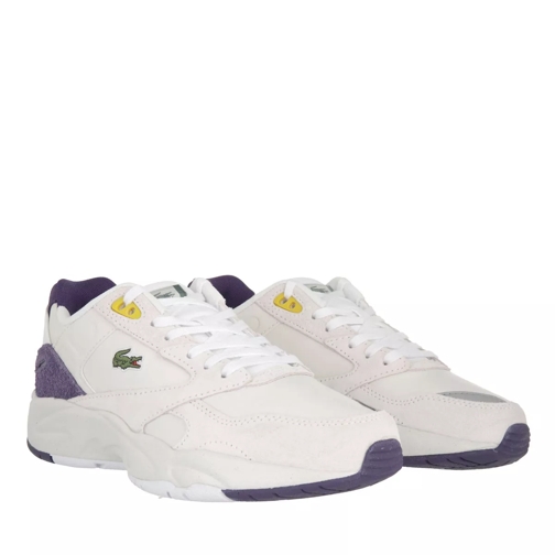 Lacoste Storm 96 Lo     Off White Purple Low-Top Sneaker