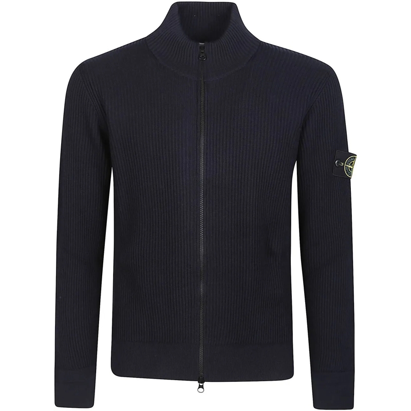Stone Island  Rws Zip-up Cardigan Blue blau