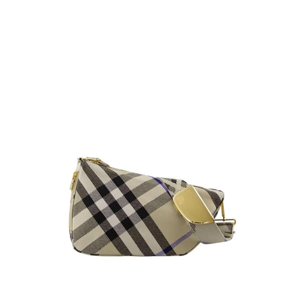 Burberry Crossbody Bags - Shield Messenger Purse - Synthetic - Neutral - Gr. unisize - in Beige - für Damen