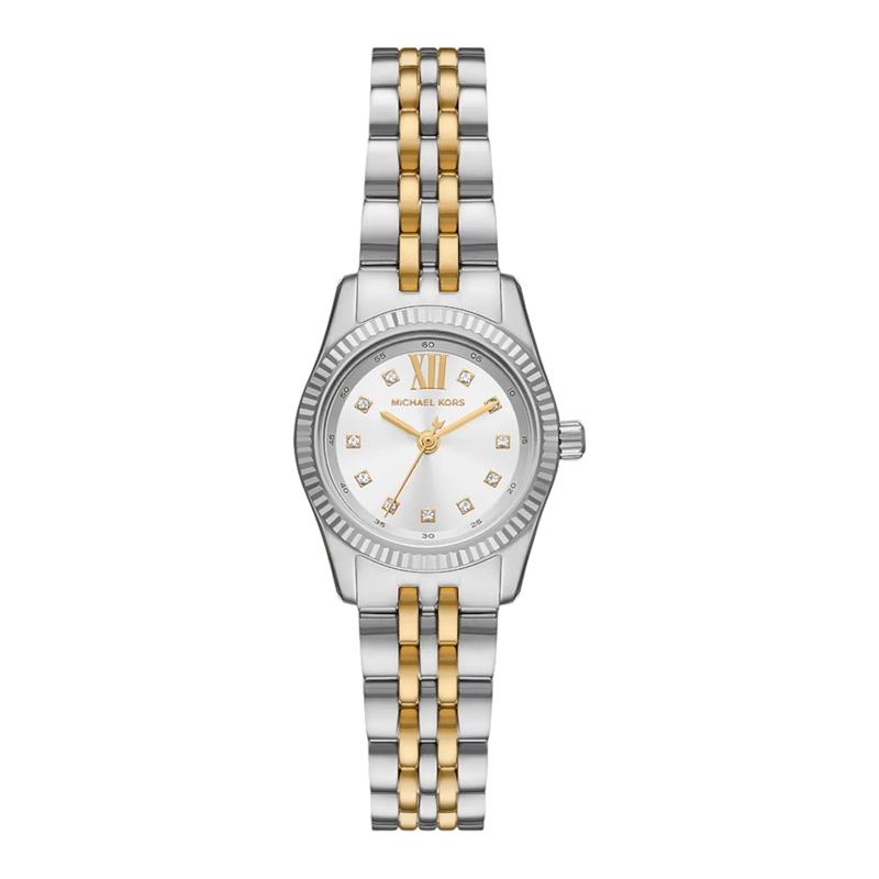 Michael Kors Chronograph Lexington Three-Hand Stainless Steel Watch Two-Tone