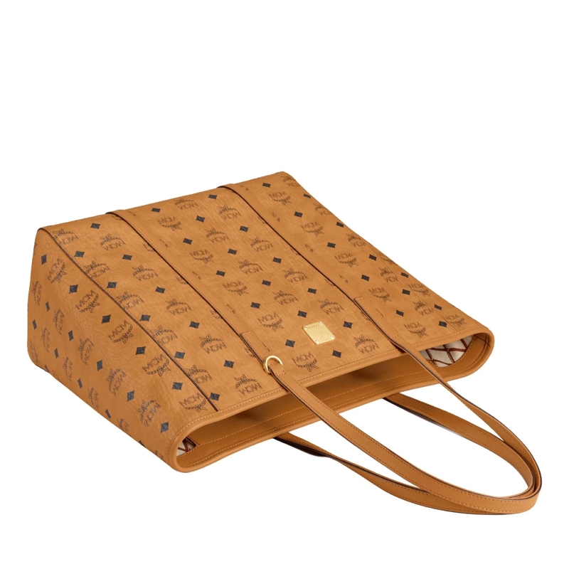 MCM Shopper Mcm Toni Vi Shopper Med Co Cognac(Image 4)