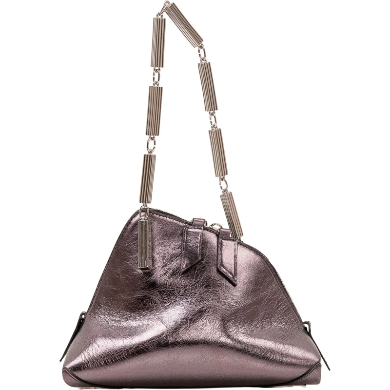 The Attico Clutch Clutch La Scala con Tracolla Gioiello taupe