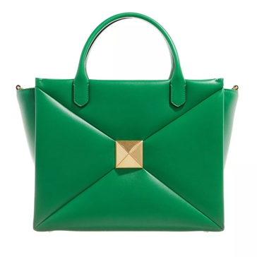 Go logo cloth tote Valentino Garavani Green in Cloth - 16187099