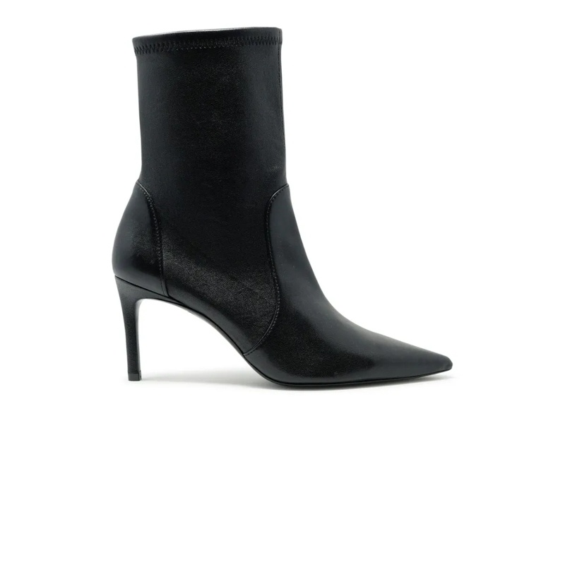 Stuart Weitzman Laarzen Sj974 Black Nappa Stretch 75 Bootie Black