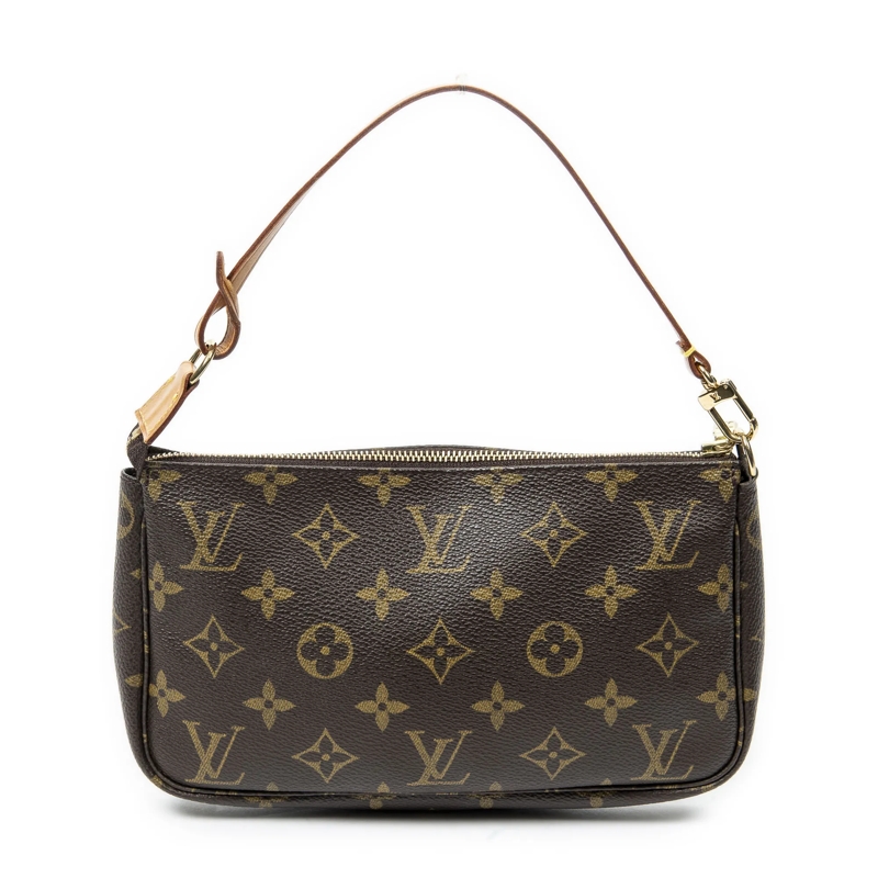 Louis Vuitton Crossbody Bag Accessory Pouch braun