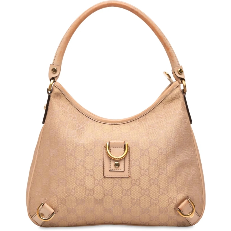 Gucci Schultertasche GG Canvas Abbey D Ring Shoulder Bag braun