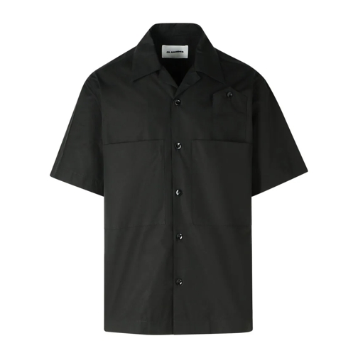 Jil Sander Hemden Black Cotton Shirt Black