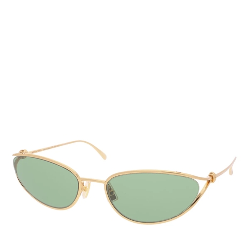 Bottega Veneta Sonnenbrille BV1330S-004 Gold-Gold-Green