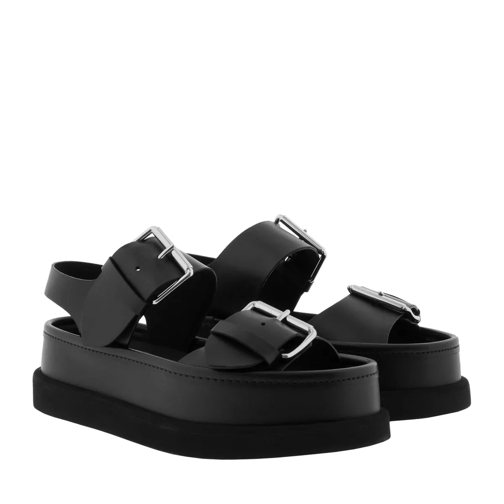 Stella McCartney Platform Buckle Sandal Black Sandalo