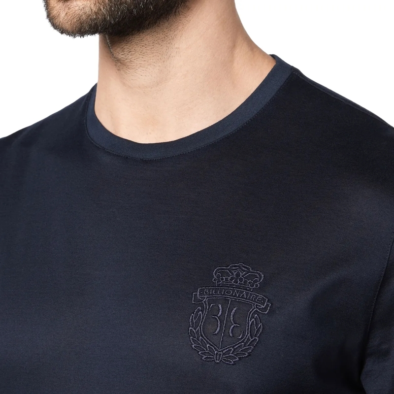BILLIONAIRE T-Shirt T-Shirt Crest dunkel-blau(Image 4)
