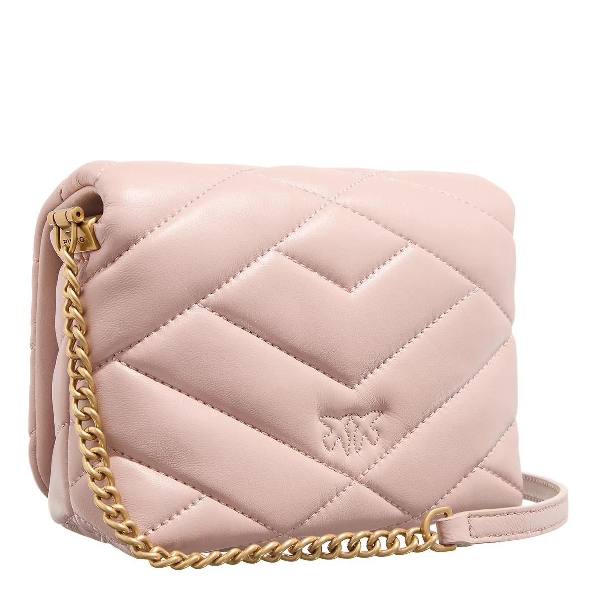 pinko Crossbody bags Love Click Puff Baby in poeder roze