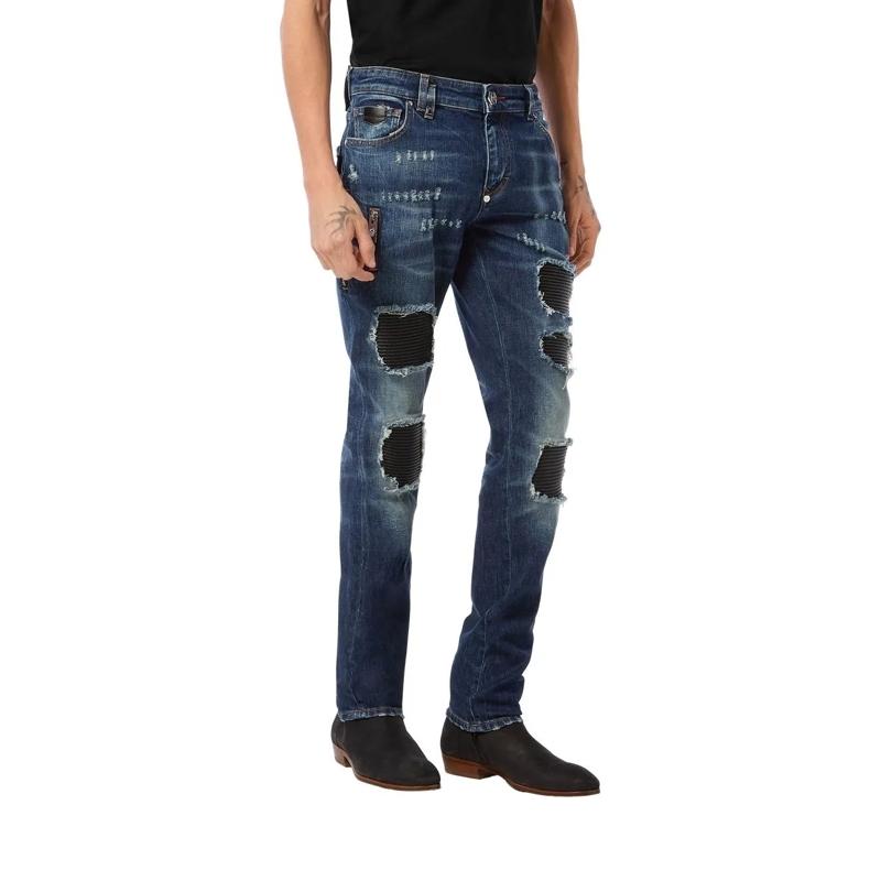 Philipp Plein Skinny-Leg-Jeans Für Ihr Outfit empfehlen wir diese Jeans mit edlen dunkel-blau(Image 4)