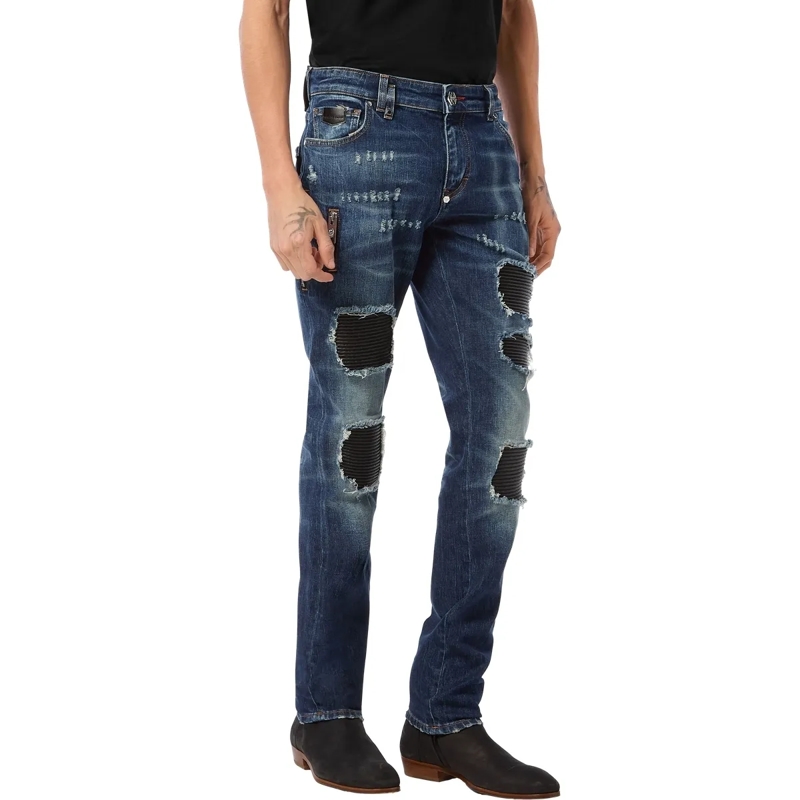 Philipp Plein Skinny-Leg-Jeans Für Ihr Outfit empfehlen wir diese Jeans mit edlen dunkel-blau(Image 4)