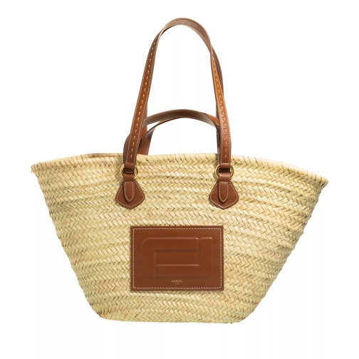 Lancel Summer Mania Natural/Caramel Basket Bag