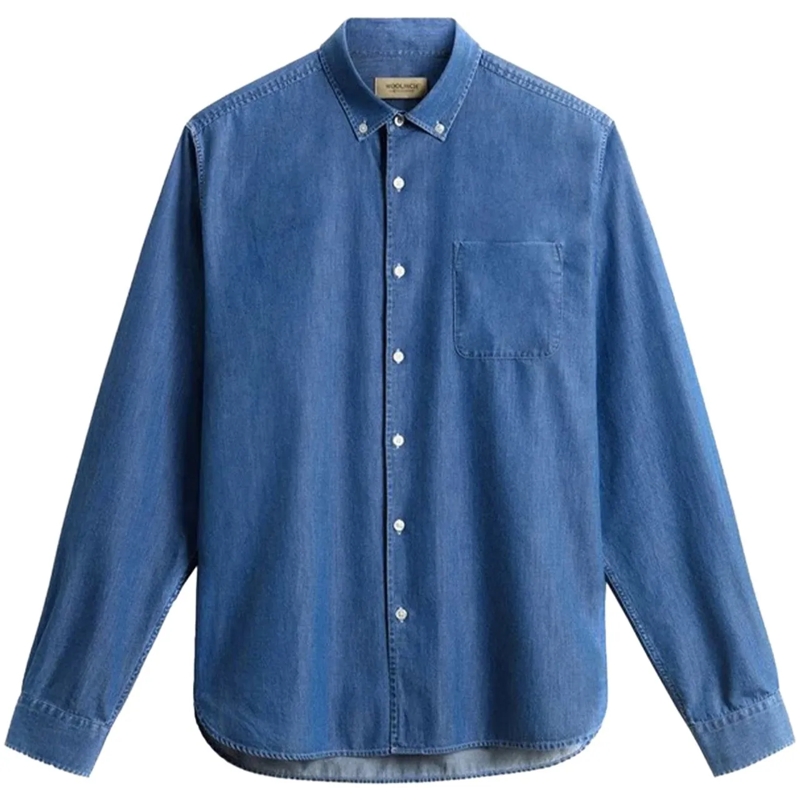 Woolrich T-shirt Shirt Blue blau