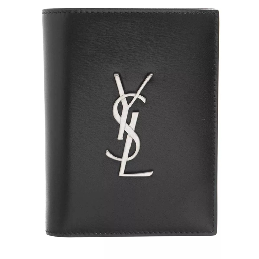 Saint Laurent YSL Logo Wallet Black Bi-Fold Wallet