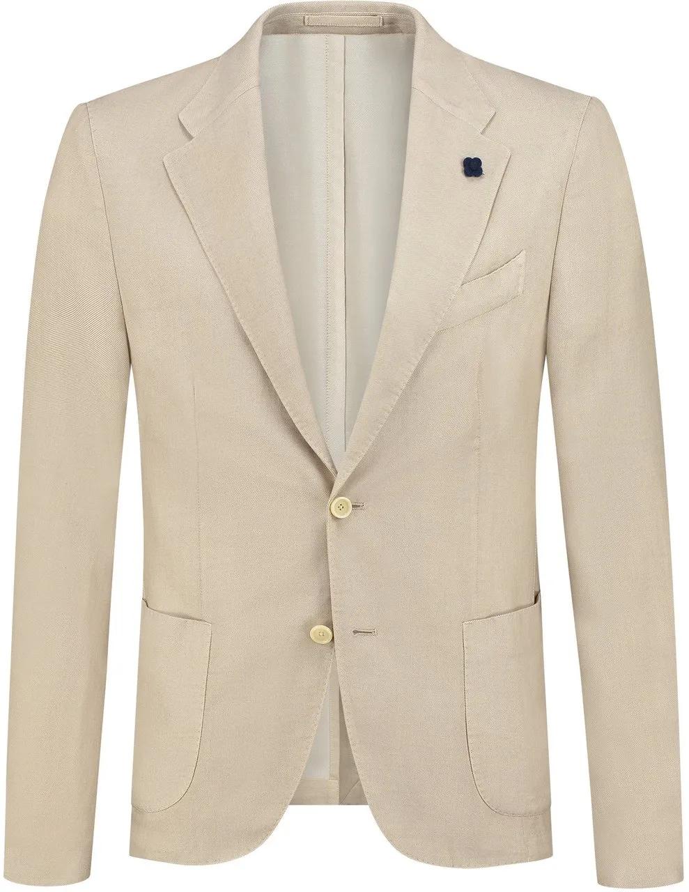 Thumbnail - Lardini - Man Jacket Dyed Drop Reg - Größe 54 - beige