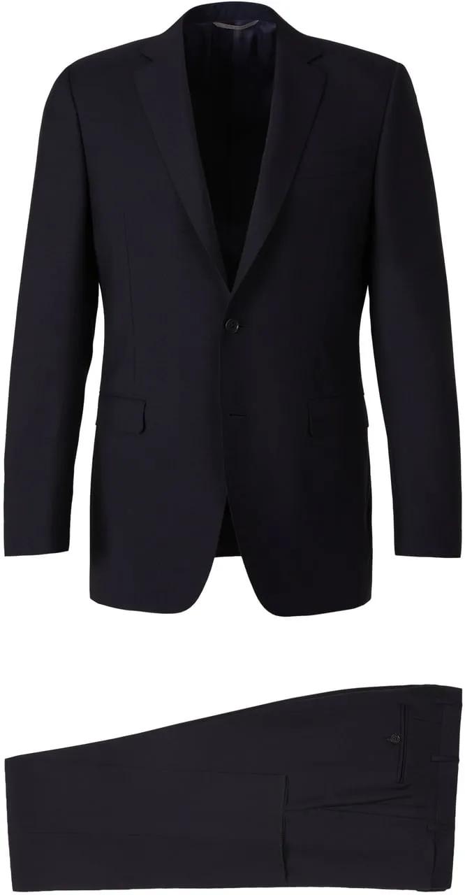 Thumbnail - Canali - Impeccable Wool Suit - Größe 52 - blue