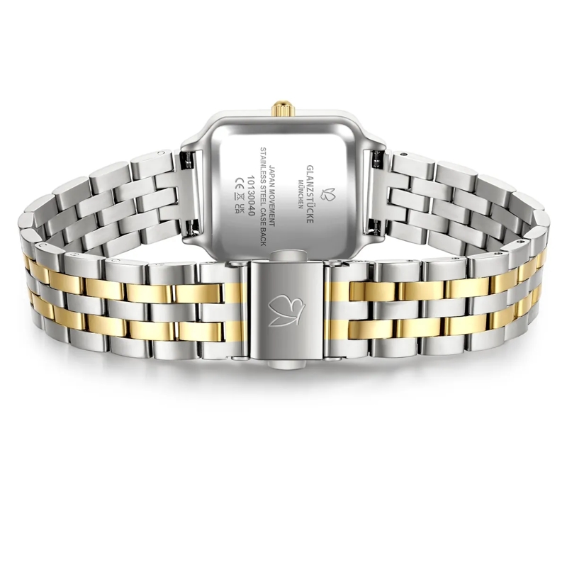 Glanzstücke München Automatikuhr Damen Armbanduhr Edelstahl silber(Image 5)
